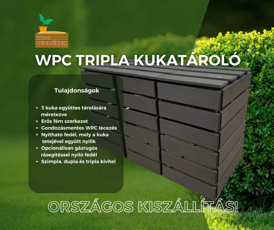 WPC Termékek Kukatárolók
